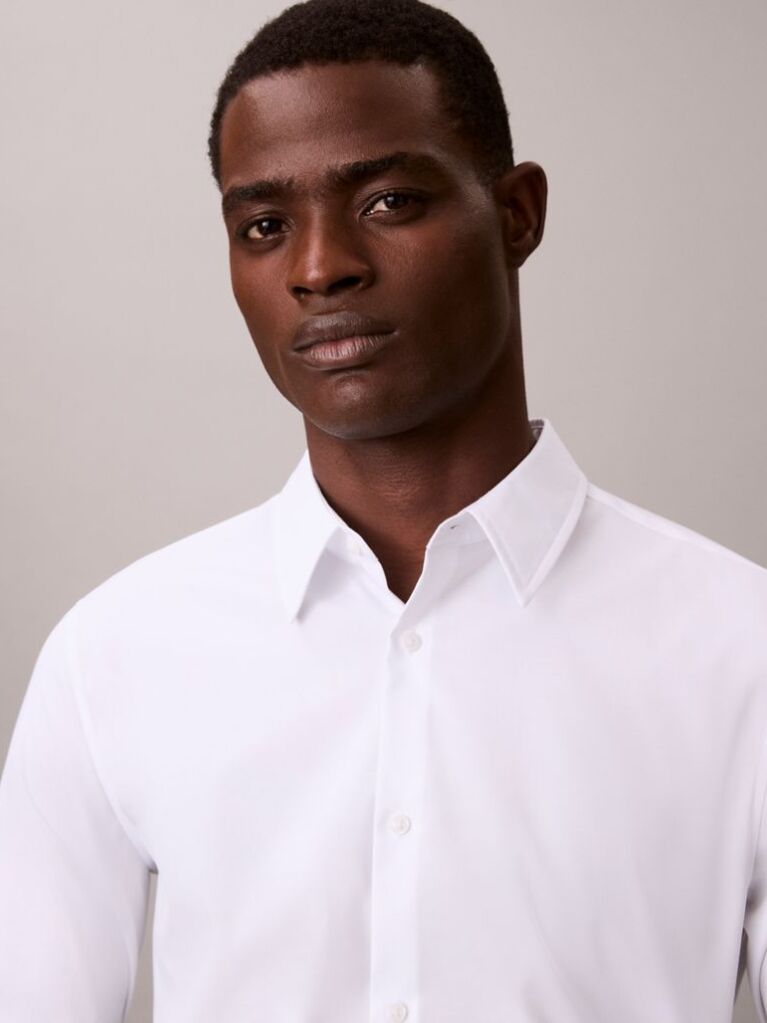 White Long Sleeve Shirt  Men