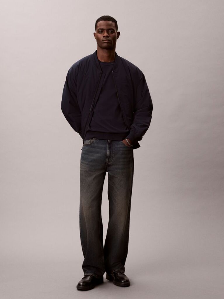 Blue Cotton Jumper  Men