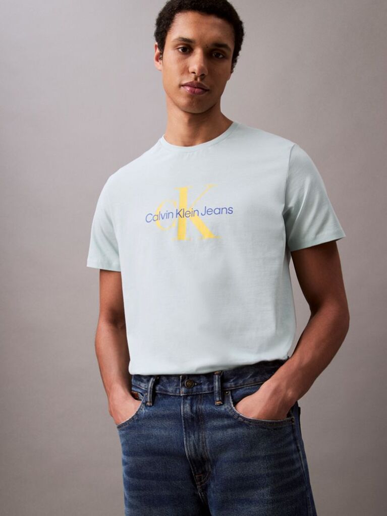 Grey Monogram T-shirt  Men