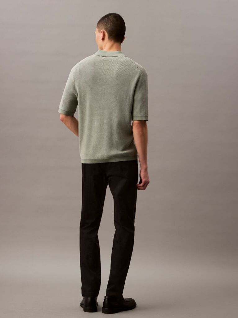 Μαύρο Chino Παντελόνι Σε Slim Γραμμή  Άνδρας
