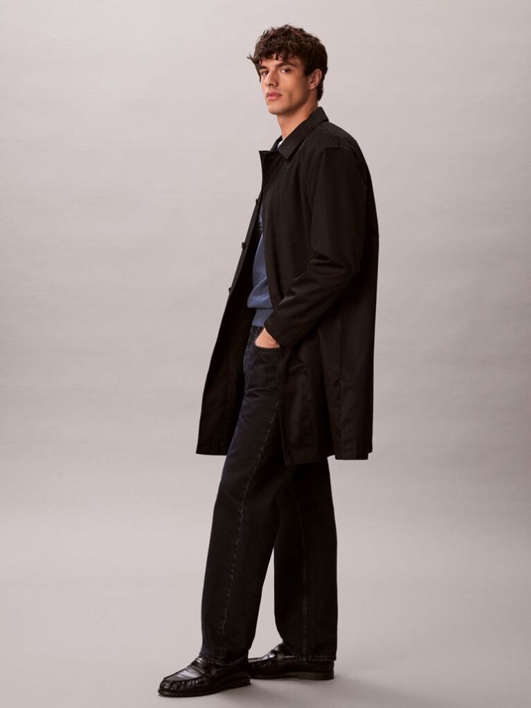 Blue 90s Straight Jeans  Men