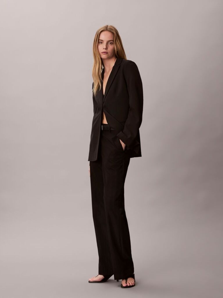Black Soft Tailored Blazer  Women