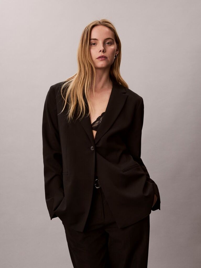 Black Soft Tailored Blazer  Women