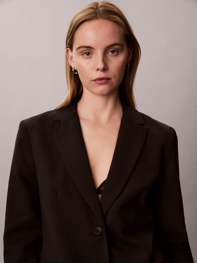 Black Soft Tailored Blazer  Women