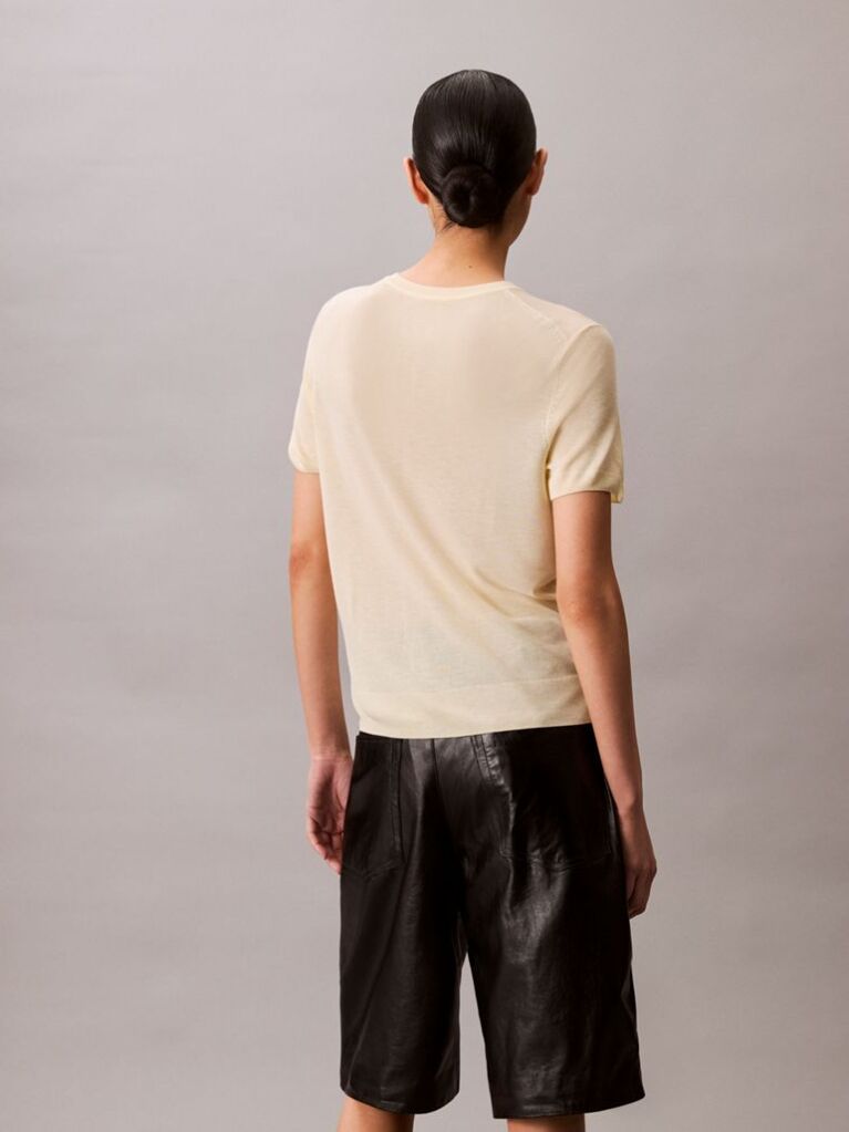 Beige Fine Gauge Viscose Jumper  Women