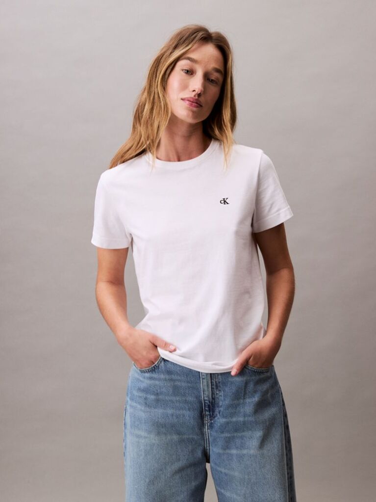 White Monogram T-shirt  Women