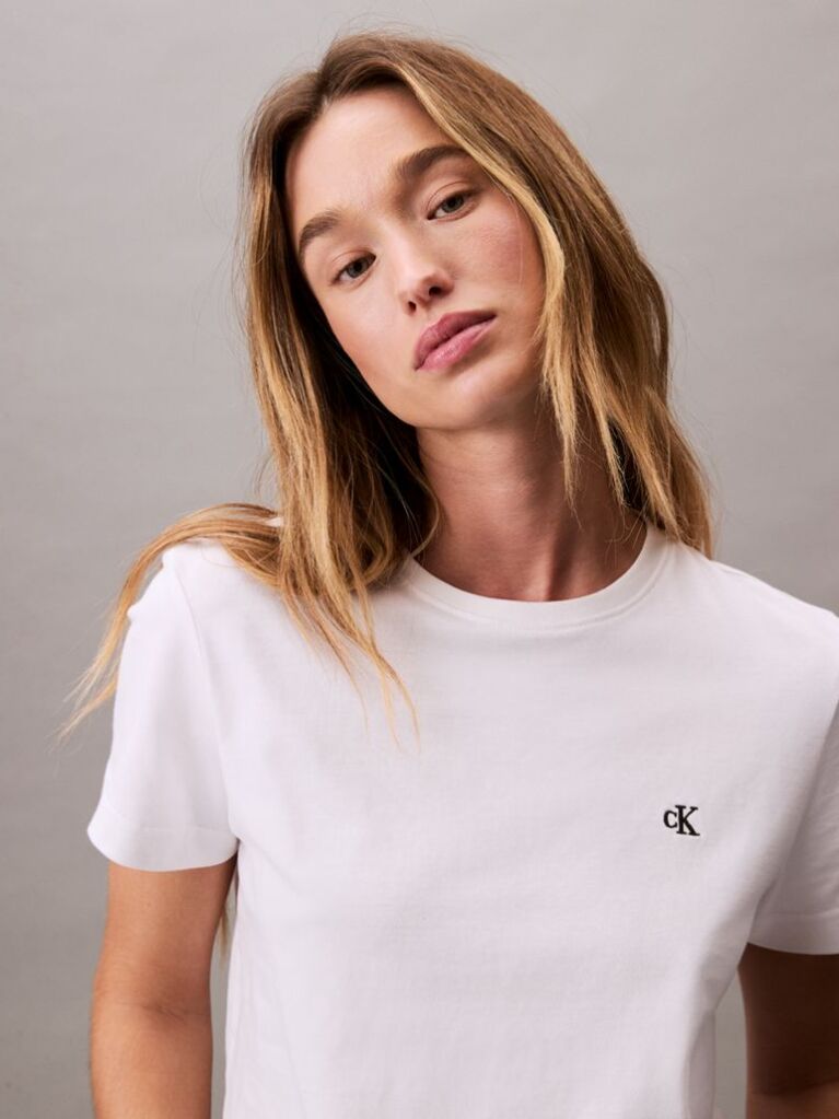 White Monogram T-shirt  Women
