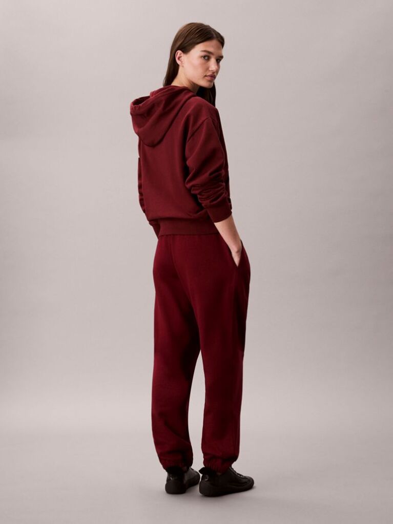 Red Relaxed Monogram Joggers  Women