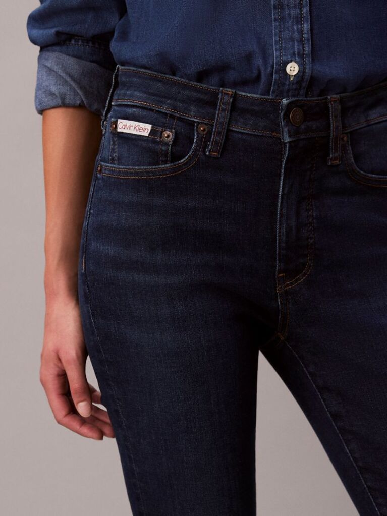 Denim Τζιν Με Skinny Γραμμή Και Κανονική Μέση  Γυναίκα