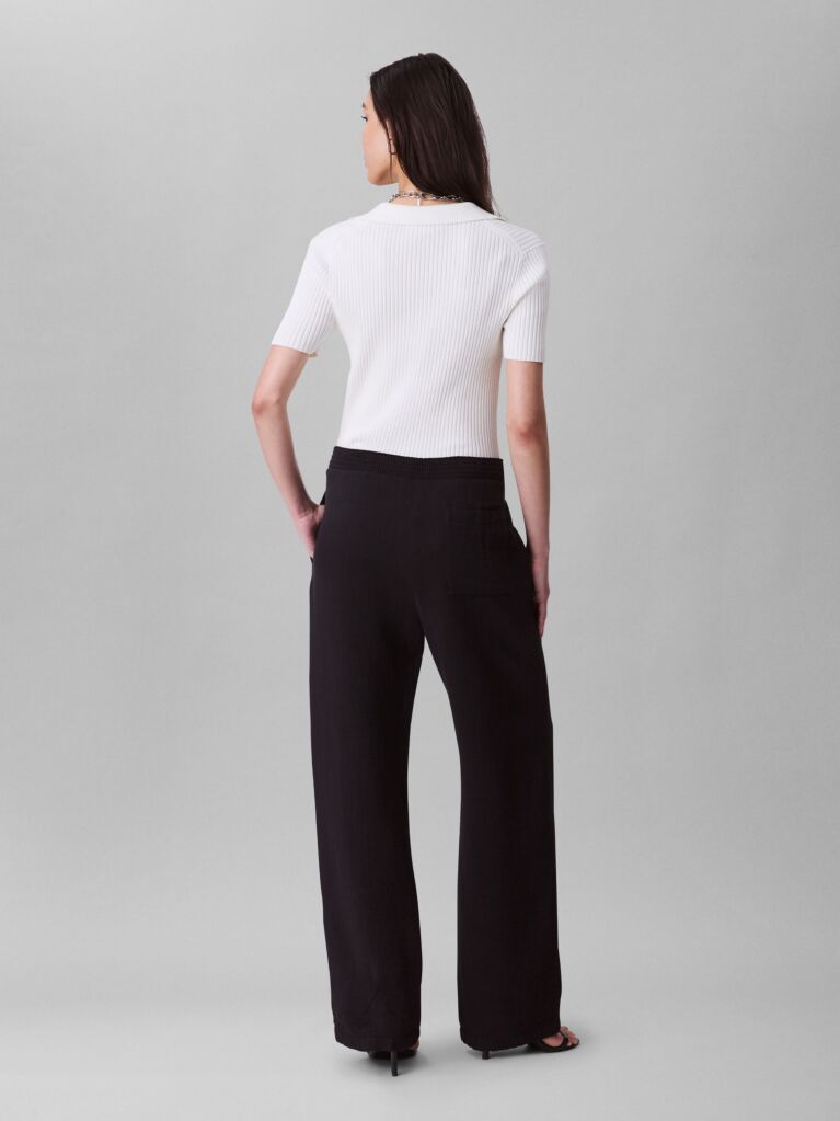 Black Casual Trousers  Women