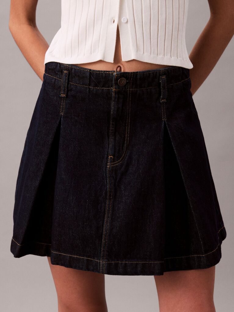 Denim Denim Φούστα Με Πιέτες  Γυναίκα
