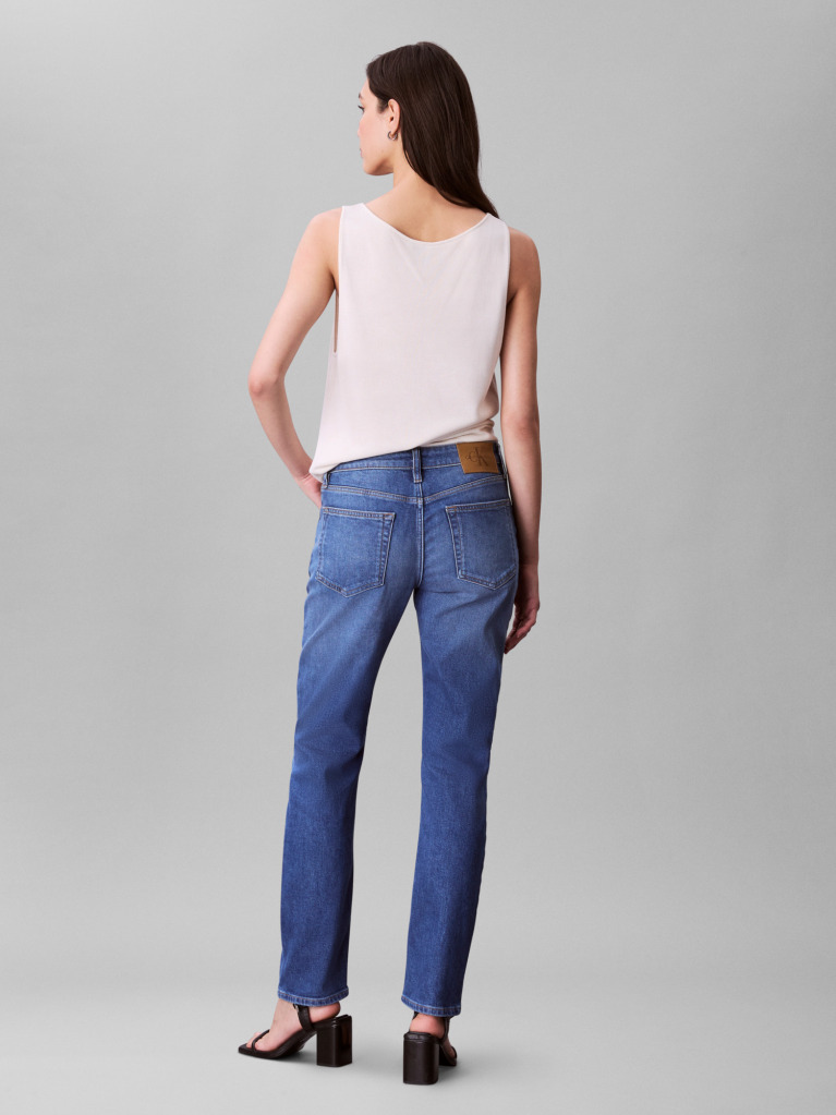Denim Mid Rise Slim Jeans  Women