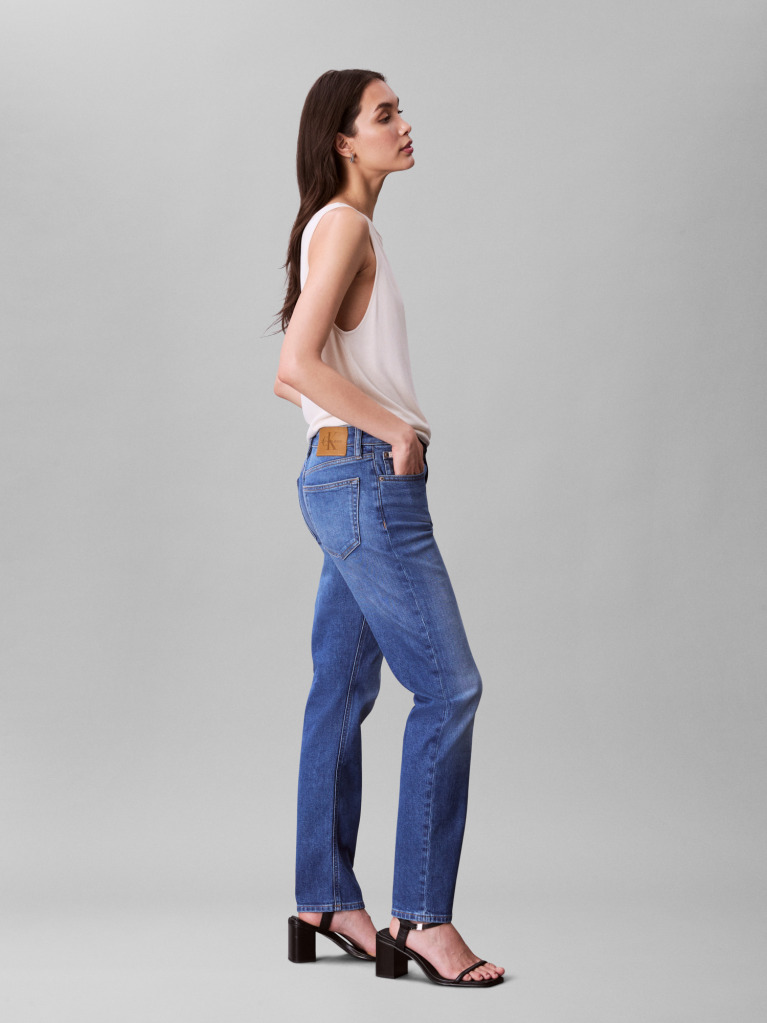Denim Mid Rise Slim Jeans  Women