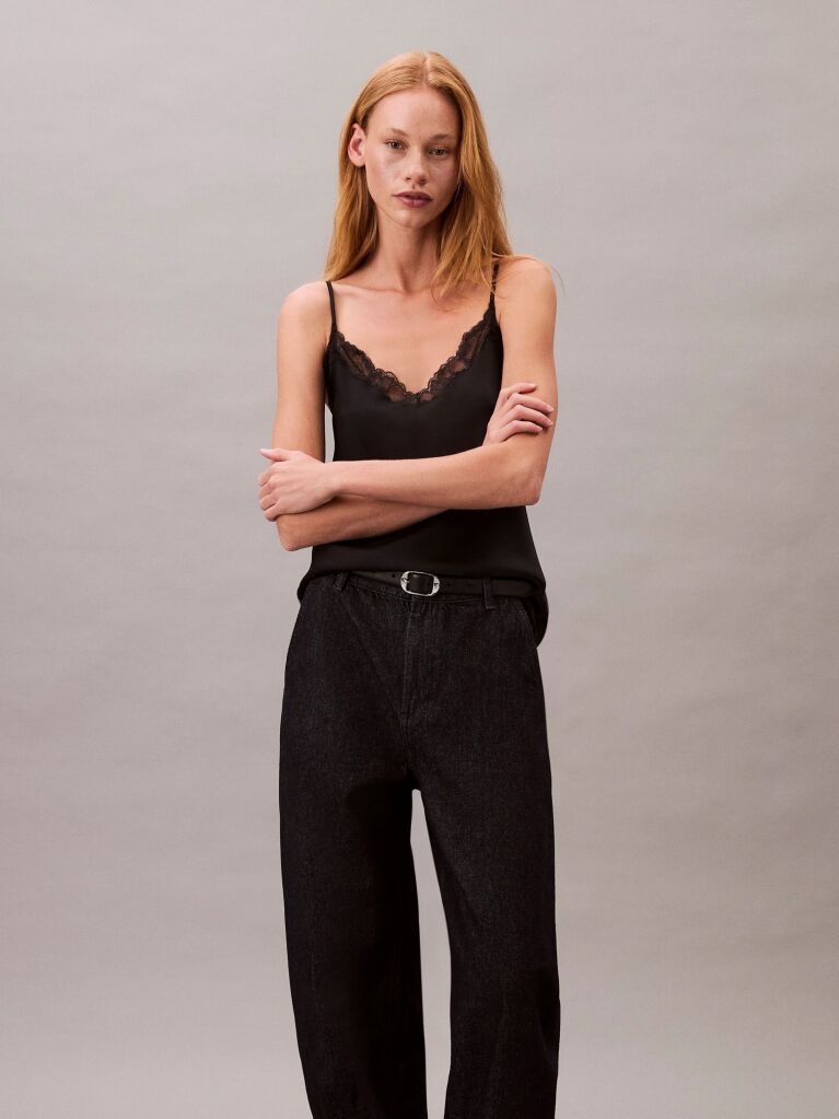 Denim Τζιν Σε Barrel Γραμμή  Γυναίκα