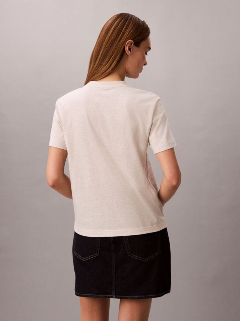 Beige Short Sleeve T-Shirt  Women