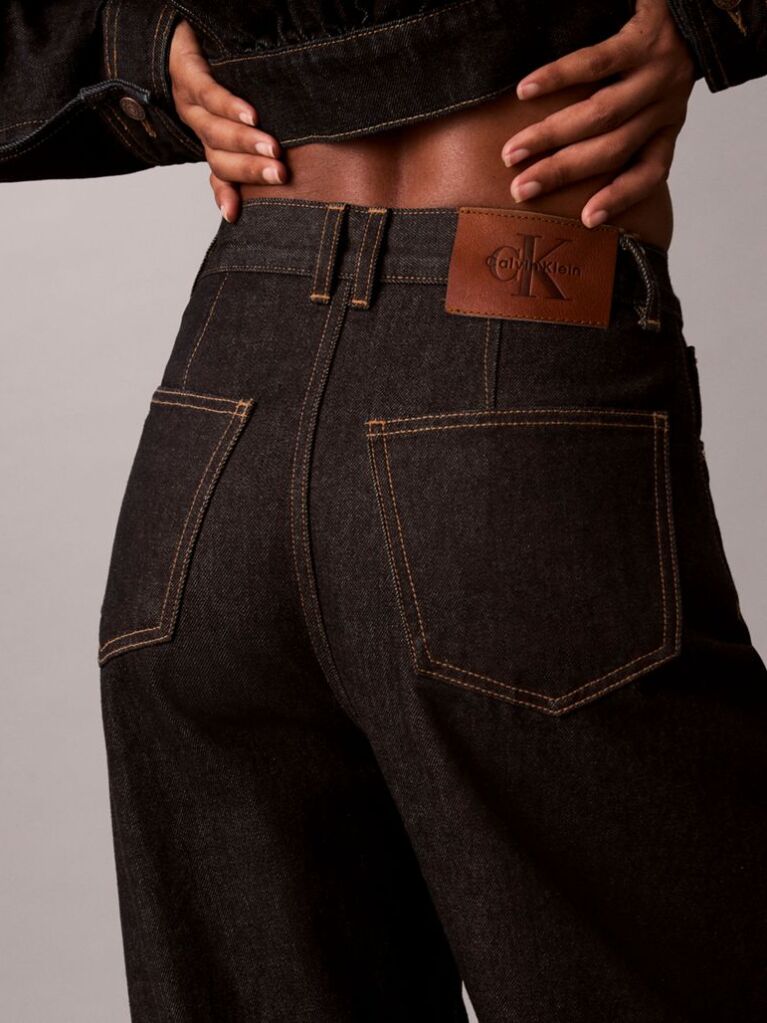 Denim High Rise Barrel Jeans  Women