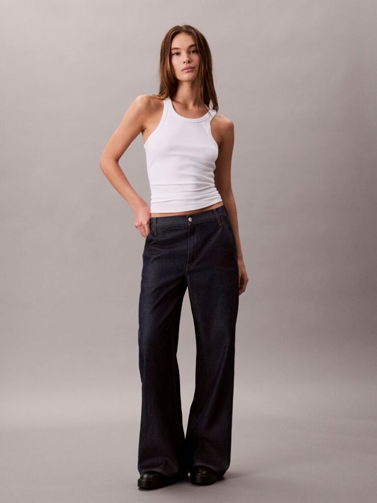 Denim Ultra High Rise Relaxed Jeans  Women