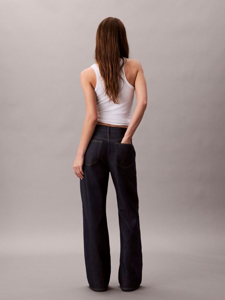 Denim Ultra High Rise Relaxed Jeans  Women