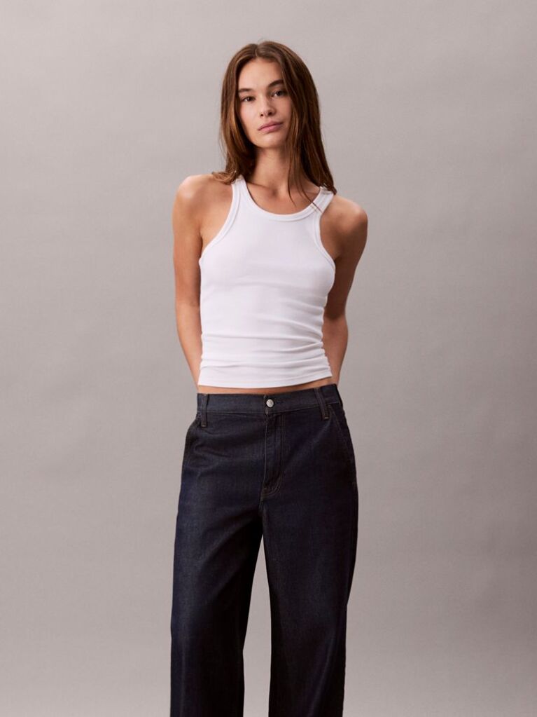 Denim Ultra High Rise Relaxed Jeans  Women
