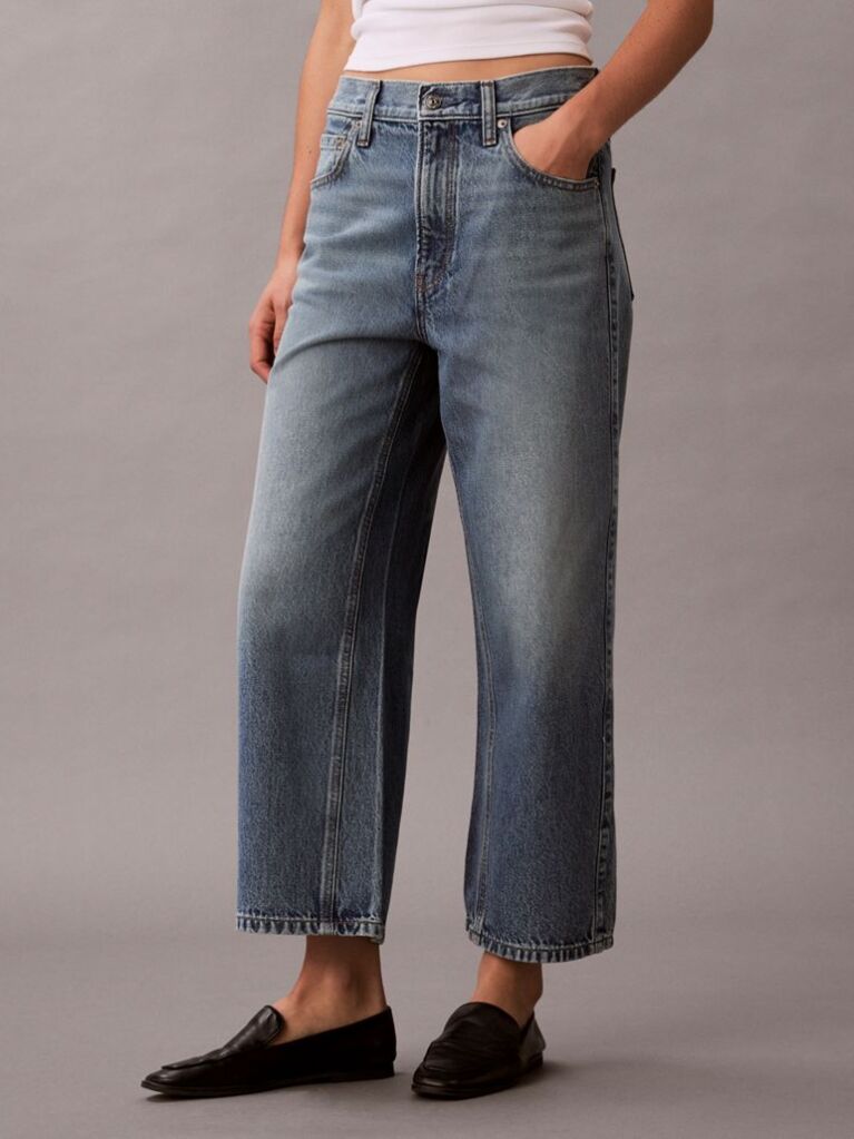 Denim High Rise Culotte Jeans  Women