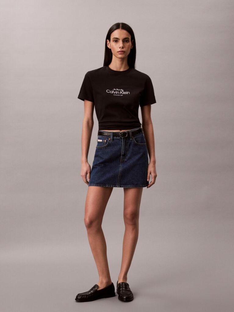 Μαύρο T-shirt Με Κλασικό NYC Λογότυπο  Γυναίκα