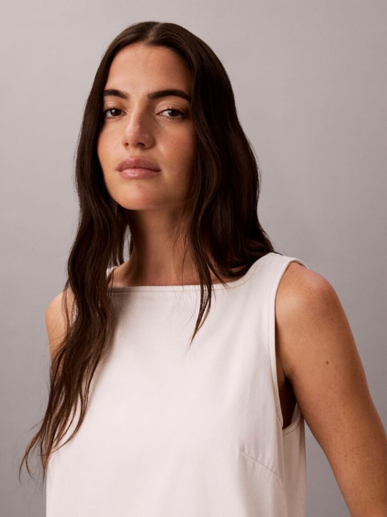 White Calvin Klein for women. Refined classics for a curated wardrobe. Minimalist essentials in signature silhouettes  Women
