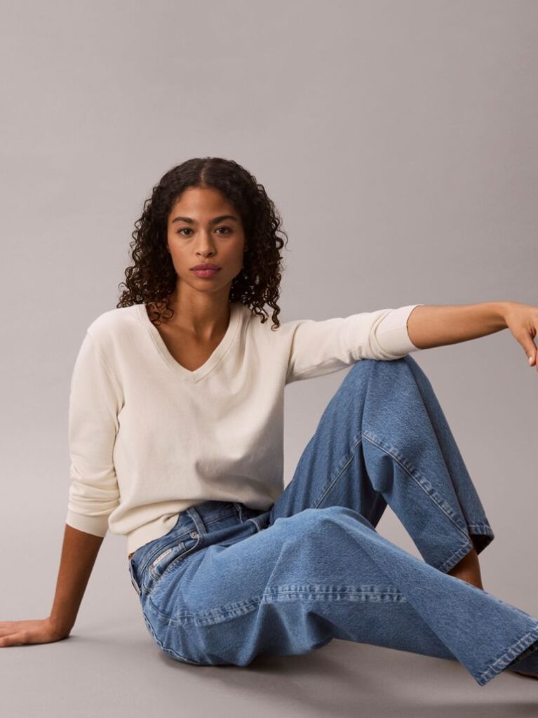 Denim Τζιν Με Φαρδιά Γραμμή  Γυναίκα