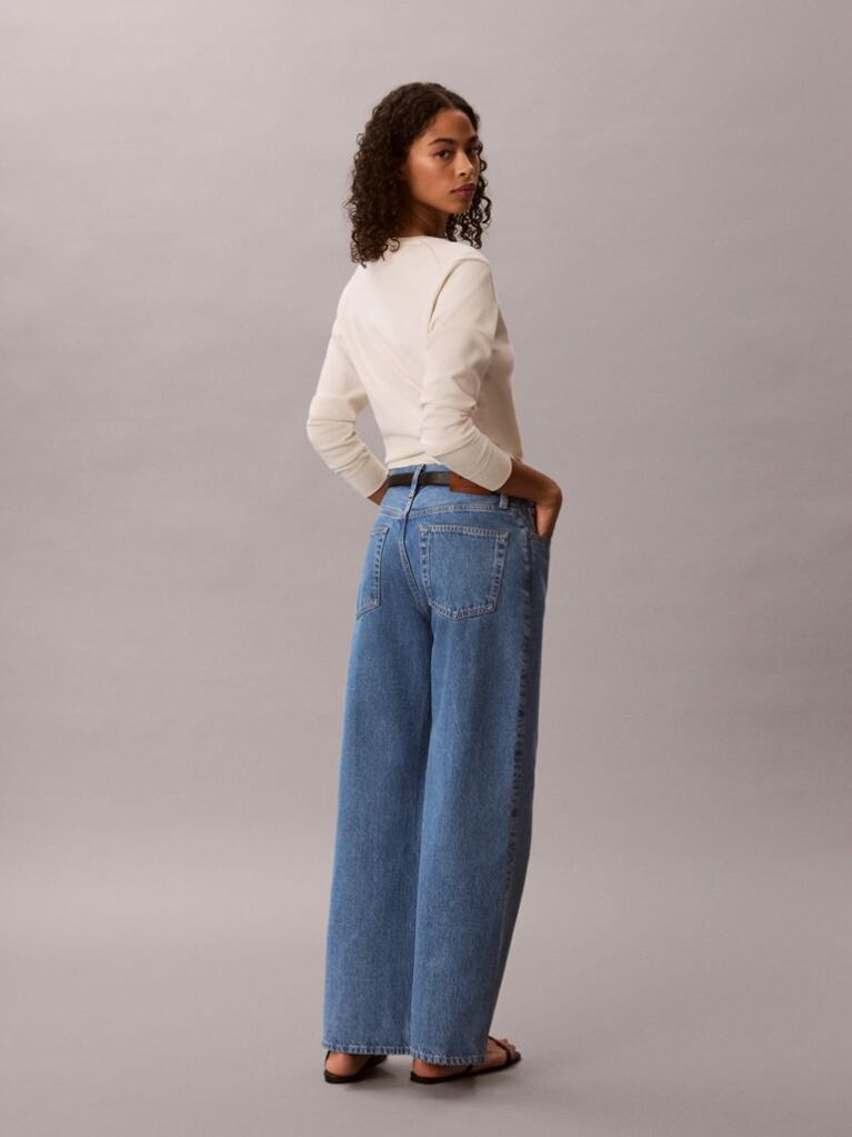 Denim Τζιν Με Φαρδιά Γραμμή  Γυναίκα