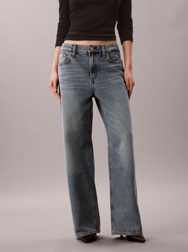Denim Φαρδύ Τζιν Baggy Με Χαμηλή Μέση  Γυναίκα