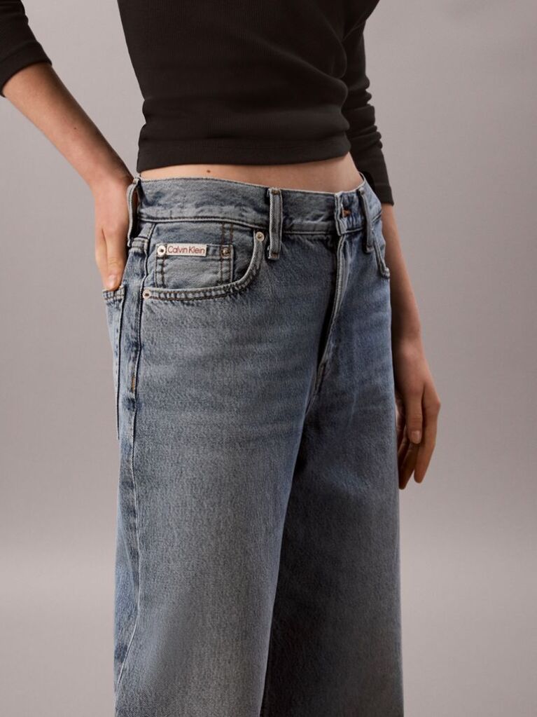 Denim Φαρδύ Τζιν Baggy Με Χαμηλή Μέση  Γυναίκα