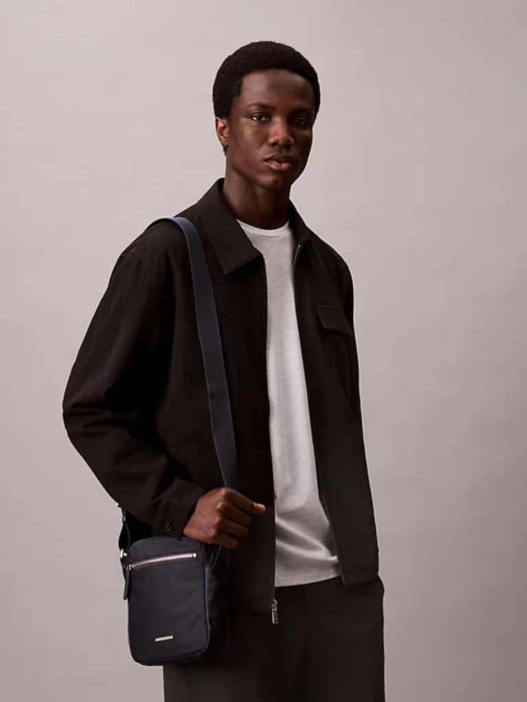 Grey Reporter Bag  Men
