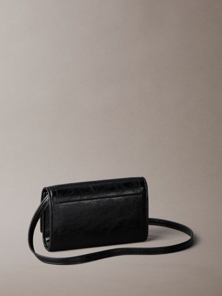 Black Emblem Logo Wallet  Women