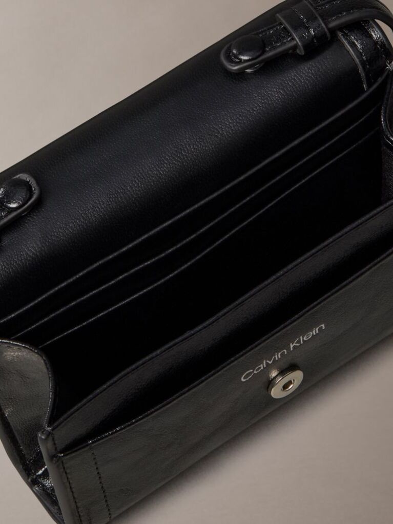 Black Emblem Logo Wallet  Women