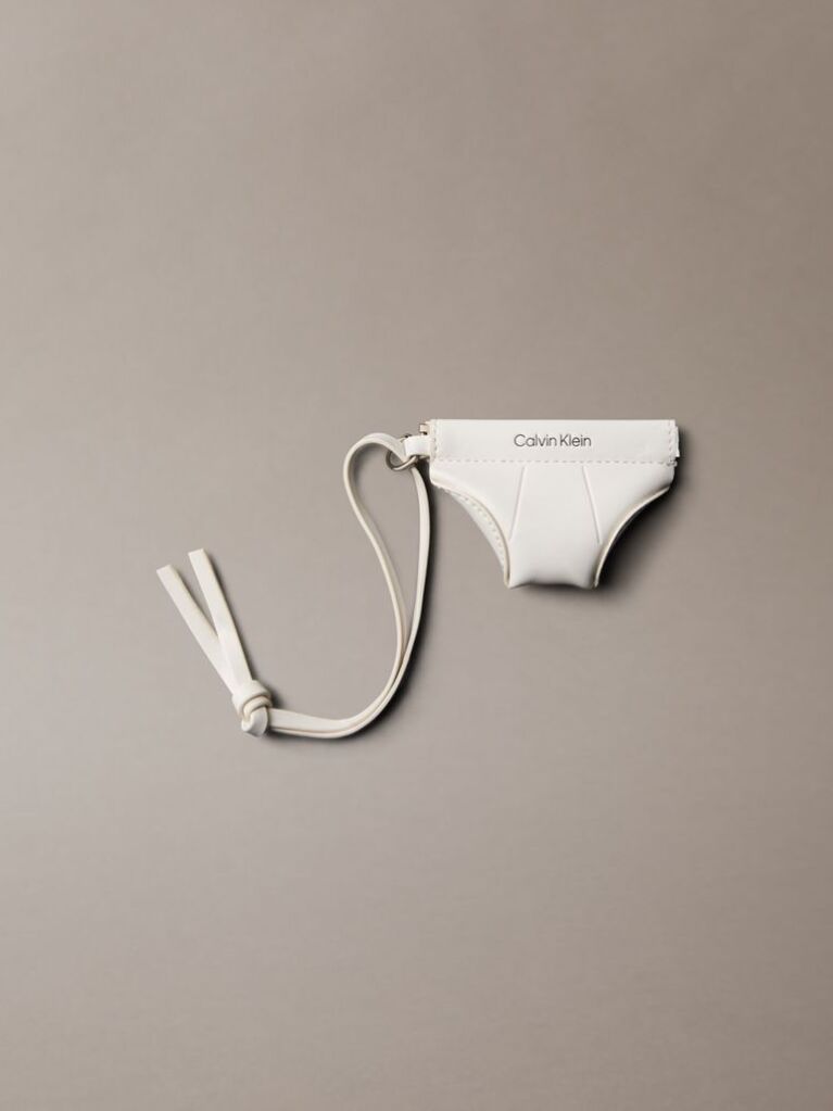 White Mini Knickers Bag Charm  Women