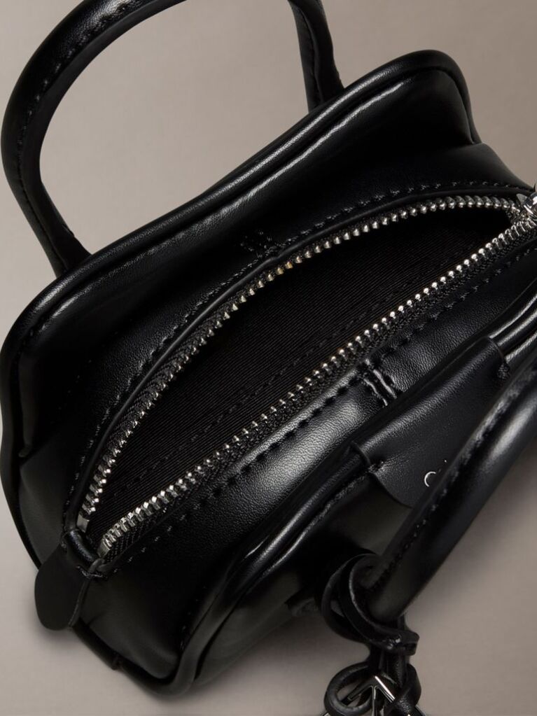Black Mini Shoulder Bag Charm  Women