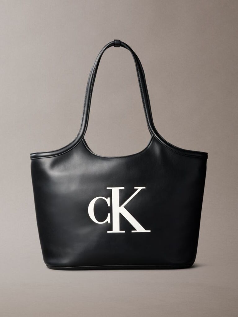 Μαύρο Τσάντα Laptop Tote Με Signature Monogram Σχέδιο  Γυναίκα
