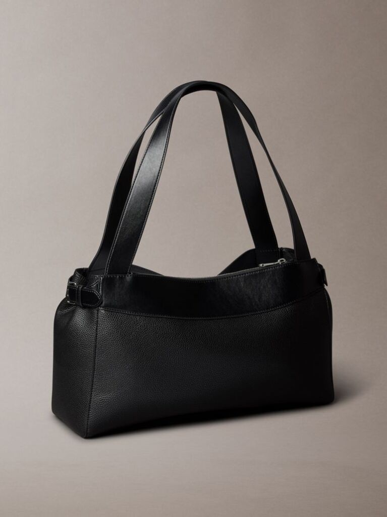 Black Signature Turn-Lock Tote Bag  Women