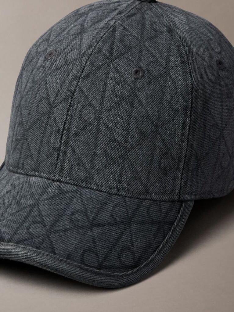 Γκρι Denim Καπέλο Με Burnout Λογότυπο  Γυναίκα