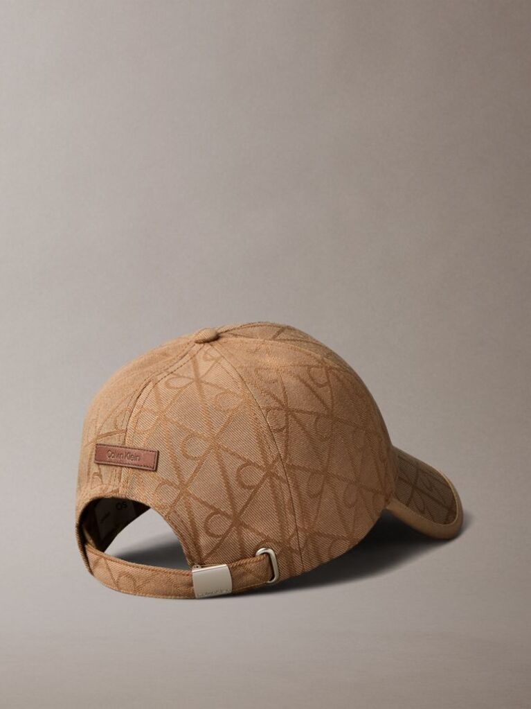 Multi Logo Jacquard Twill Cap  Women