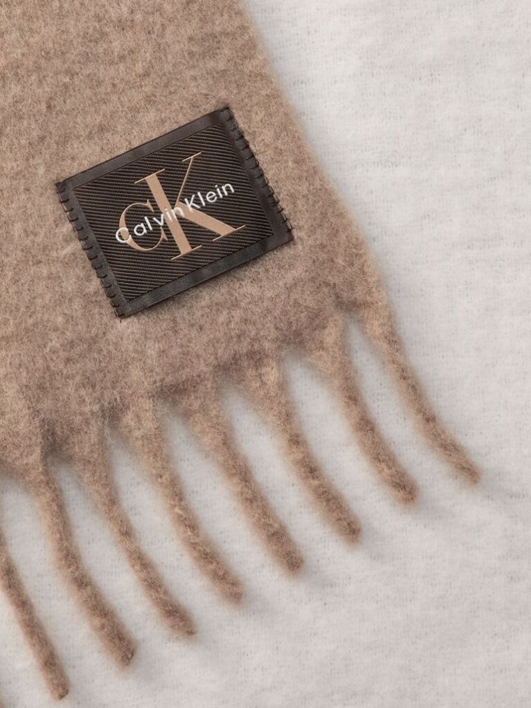 Brown Ombre Wool Blend Scarf  Women