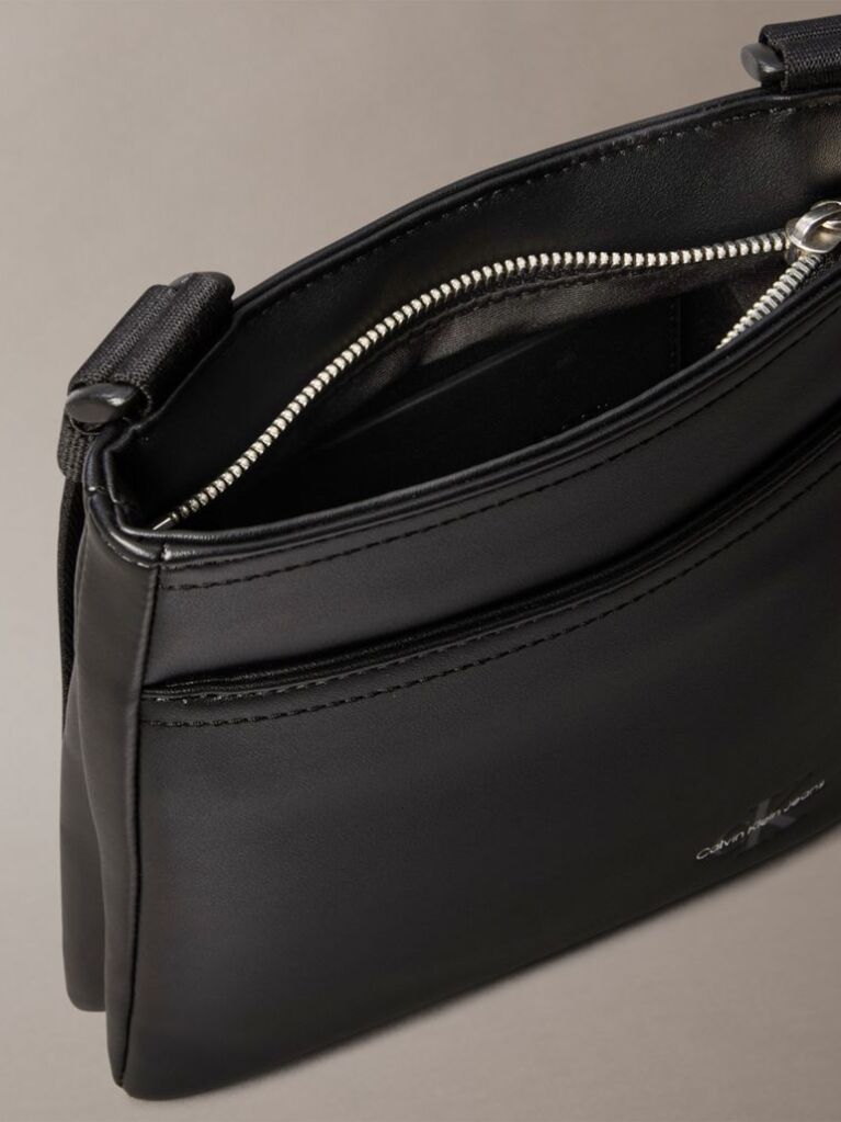 Black Logo Crossover Bag  Men