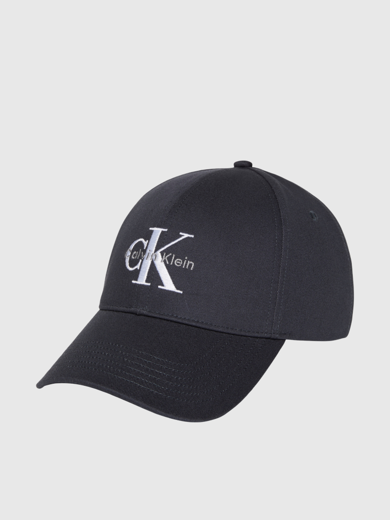 Grey Twill Logo Cap  Men