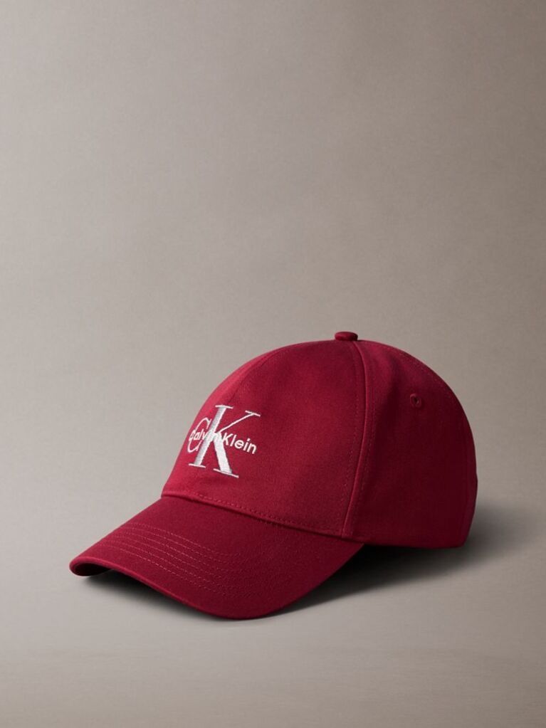 Κόκκινο Καπέλο Από Twill Με Λογότυπο  Άνδρας
