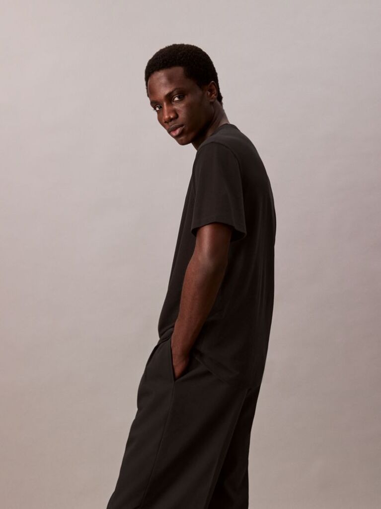 Black Pima Cotton T-shirt  Men