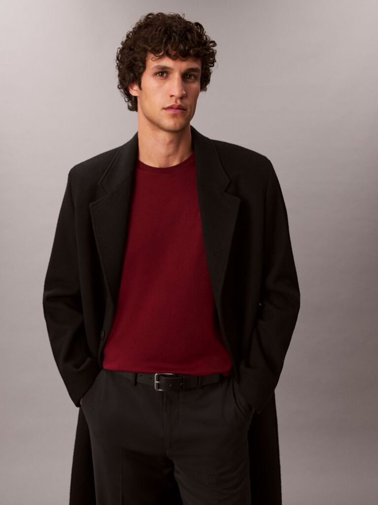 Red Pima Cotton T-shirt  Men
