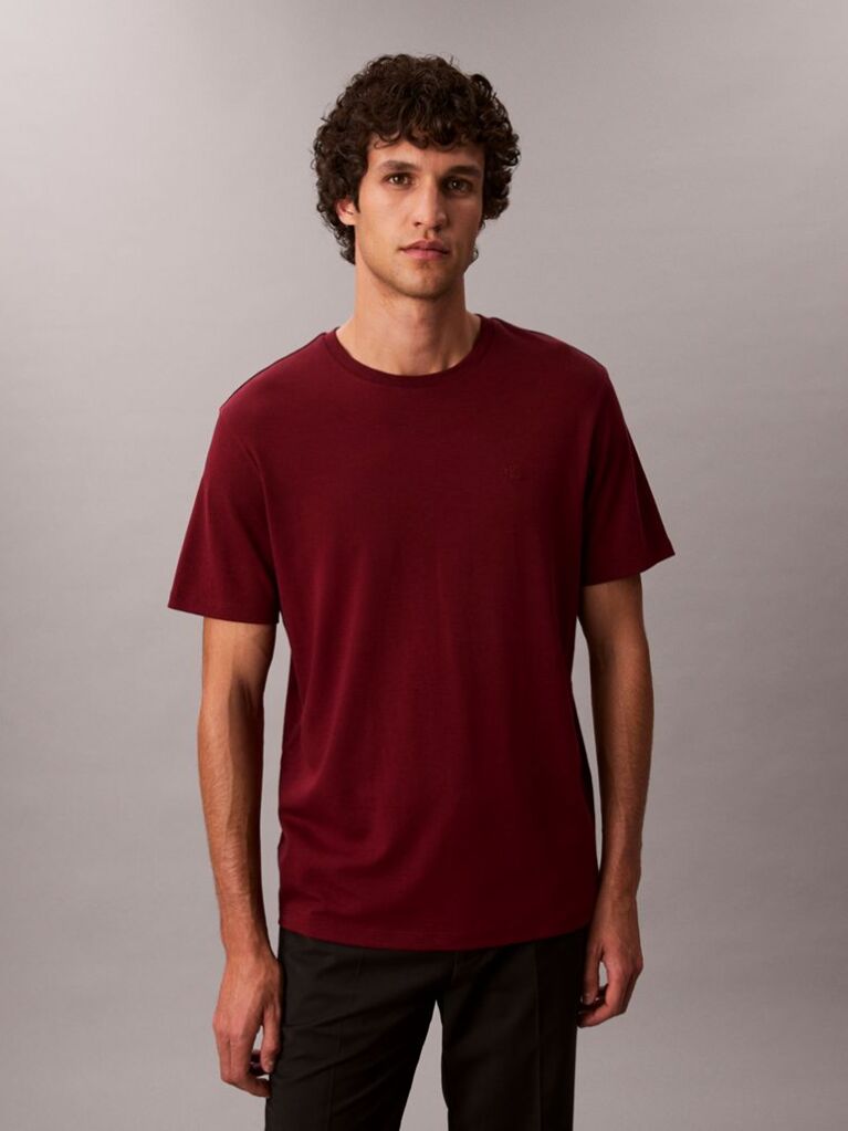 Red Pima Cotton T-shirt  Men