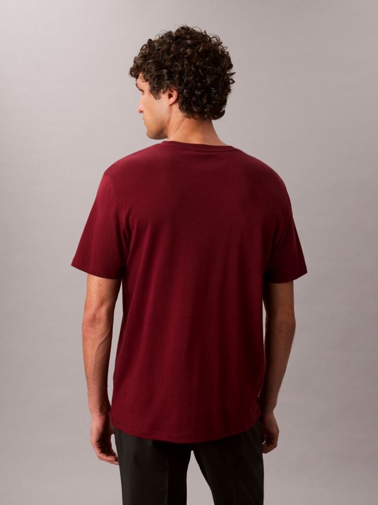 Red Pima Cotton T-shirt  Men