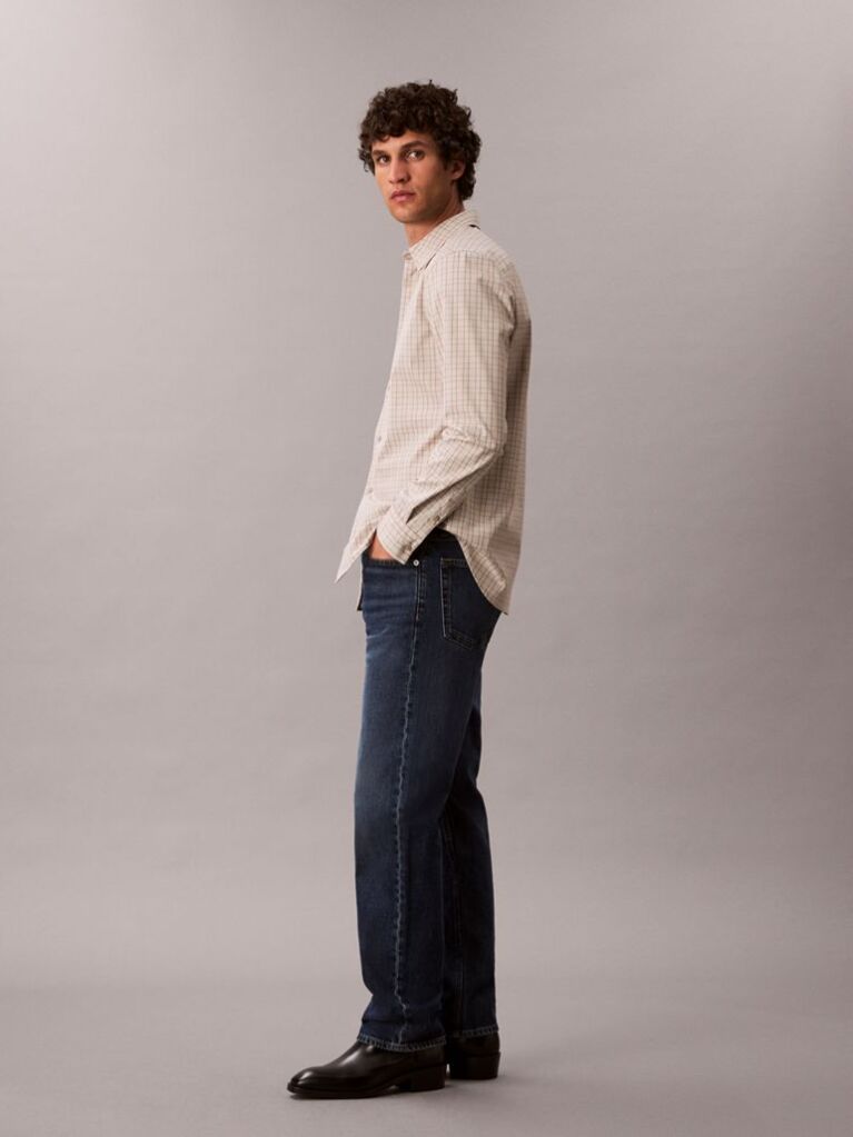 Denim Τζιν Σε Ίσια Κανονική Γραμμή  Άνδρας