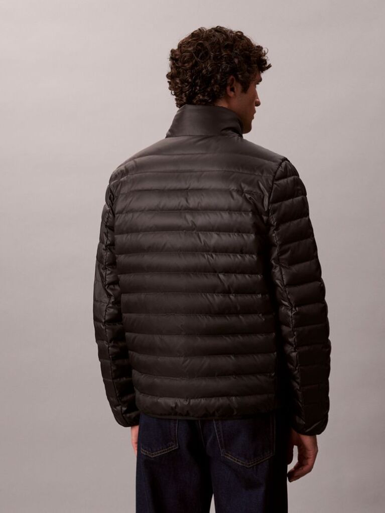 Black Lightweight Puffer Jacket  Men