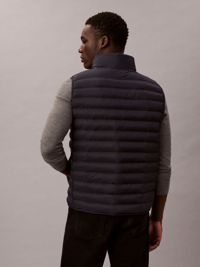 Blue Puffer Vest  Men
